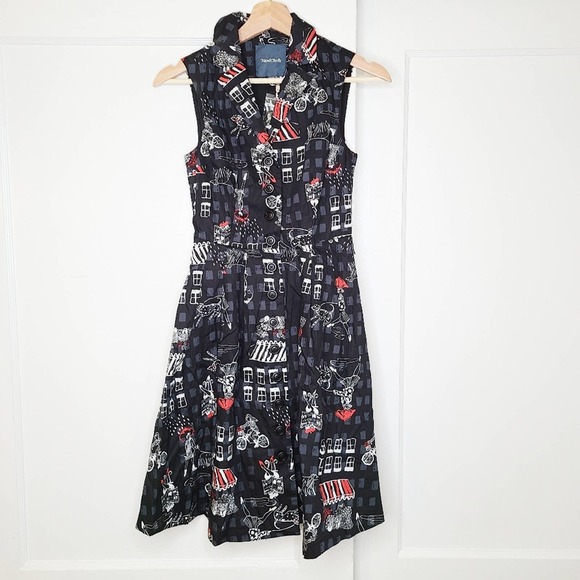 Modcloth Community Brunch Shirt Dress NEW - Picture 4 of 6